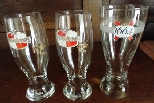 Lot verres biere de - verres, a