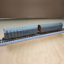 2 wagons bâches coulissantes