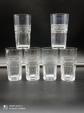 6 Verres Gobelets  en Cristal
