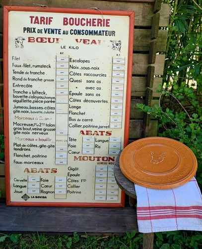 Ancien tableau panneau - ancien,