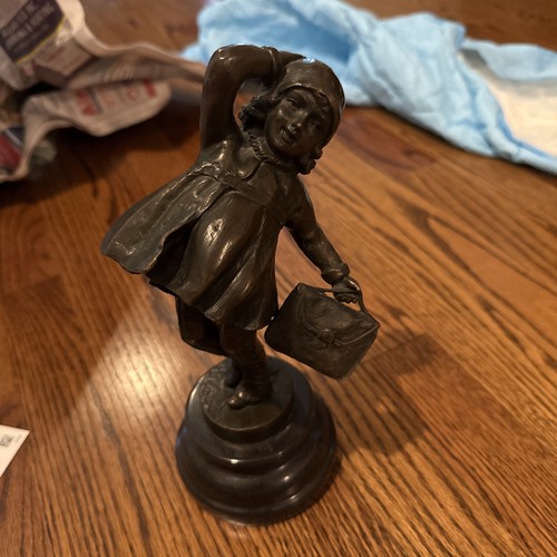 Chiparus bronze sculpture - bronze,