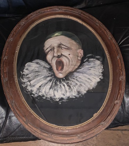 Pantomine clown mime tableau - clown,