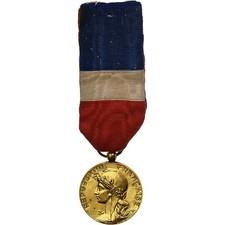France, Honneur et Travail, Commerce et Industrie, Médaille, 1962, Très bon