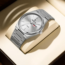 Montre homme luxe Quartz acier