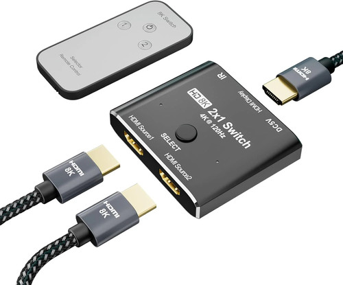 Hdmi 8k interrupteur - hdmi,