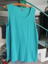 Débardeur Bleu Taille 46/48 Marque Bleu Bonheur Femme Neuf