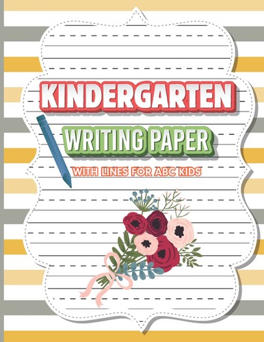 Kindergarten writing paper - writing,