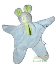 Doudou Souris bleue vert