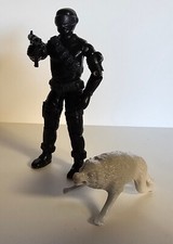 Hasbro G. I. Joe ARAH 1985 Snake Eyes & Timber incomplet