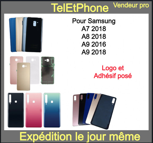 Vitre arrière samsung a8 - arrière,