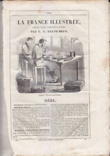 C1 DAUPHINE Malte Brun LA FRANCE ILLUSTREE - ISERE 1860