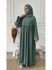 Abaya nida turquoise robe - ,