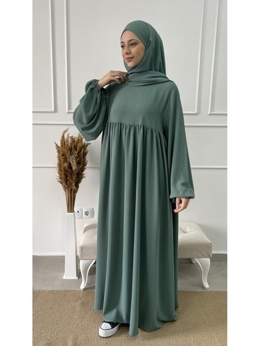 Abaya nida turquoise robe - nida,