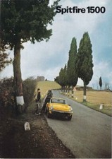 Catalogue Brochure Triumph Spitfire 1500 02/1975 Belgique en français