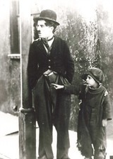 PHOTO PRESSE TÉLÉVISION FILM LE KID AVEC CHARLIE CHAPLIN