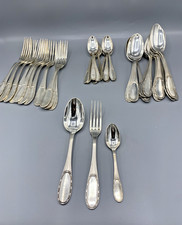 Service 36 pièces Ercuis modèle Artois - métal argenté Fourchettes & cuillères