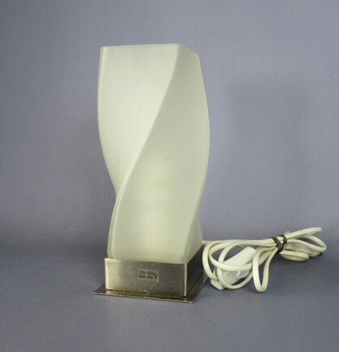 Lampe table verre sablé - table,