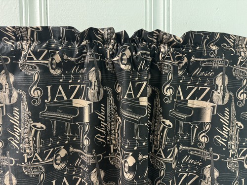 Music jazz instruments - jazz, valance
