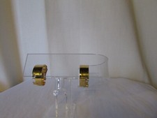 boucles d'oreilles vintage dior métal doré