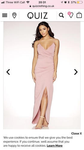 Robe maxi slinky demoiselle - maxi,