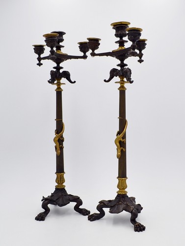 Paire chandeliers napoléon - paire,