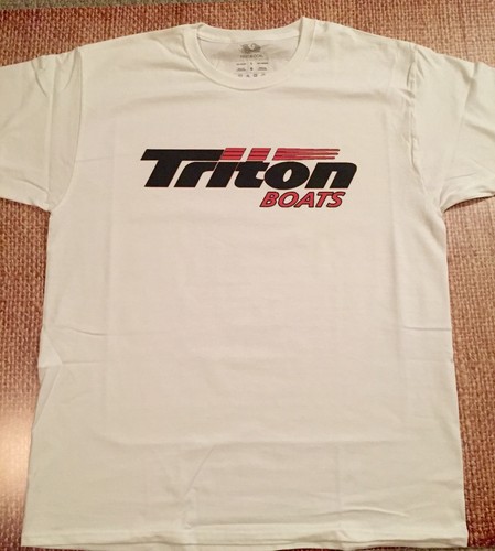 Triton boats shirt - t-shirt, white