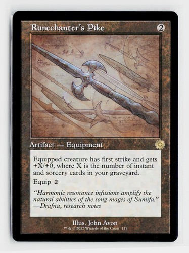 Runechanter pike - runechanter's, (schematic)