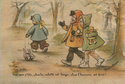 Germaine bouret carte postale - germaine,