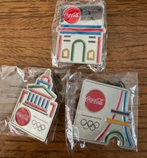 lot de 3 pins coca cola JO PARIS 2024
