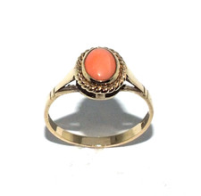 Bague vintage jaune 9 - or,