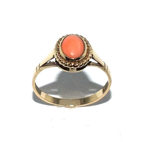 Bague vintage jaune - bague, en