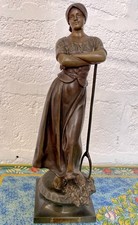 Statuette régule patine