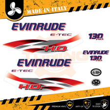Décalcomanies adhésif Moteur hors-bord Evinrude e-tec ho 130 Ch - A