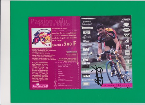 Cyclisme carte cycliste bruno - carte,