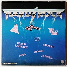 HARD ROCK, Compilation (Black Sabbath/Rush/Krokus +) Vinyl Coffret Box 3xLP 33t