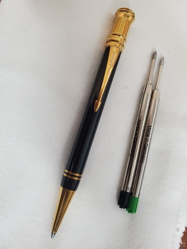 Parker duofold black ballpoint - duofold,
