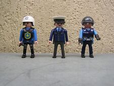 PLAYMOBIL : 3 policiers avec