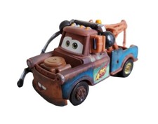 Disney Pixar Cars Martin Mater Chef Équipe 95 Métal 1/55 Diecast Mattel TBE 8cm