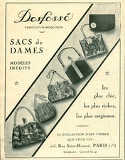 Publicité ancienne sacs de