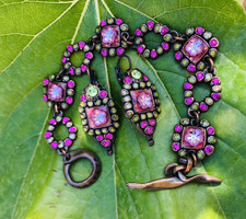 Boucle d'oreille et bracelet Taratata