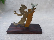 RAYMOND SUDRE - PORTE PIQUES À COCKTAIL APÉRITIF - JOUEUR DE GOLF ART DÉCO