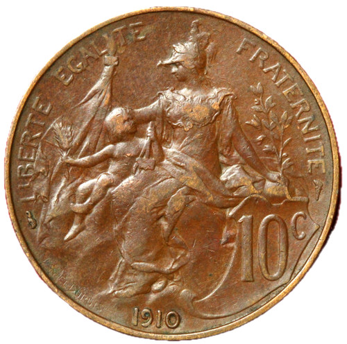 13672 10 centimes 1910 - 10,