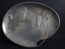 Plateau art nouveau profil