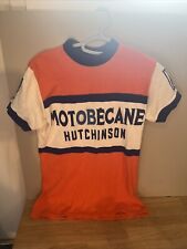 Maillot Tricot Vélo Cycliste MOTOBECANE HUTCHINSON Coton Vintage Taille 4