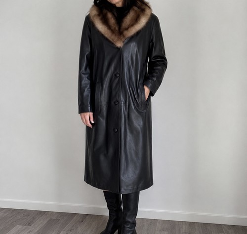 Manteau fourrure femme - manteau,