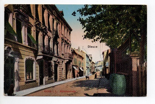 Dieuze duss moselle cpa - duss, 57