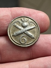 Bouton du 6eme Régiment D’Artillerie, 1er Empire, GM, Napoleon, Etain