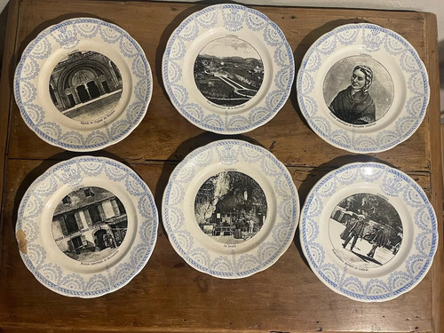 Partager anciennes assiettes - partager,