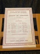 Bach Menuet / Rameau Rondeau pour piano partition edition de concours Lemoine