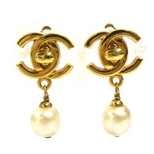 Auth CHANEL Vintage CC Logo